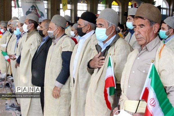 تجمع بزرگ بسیجیان کهگیلویه و بویراحمد همزمان با سراسر کشور