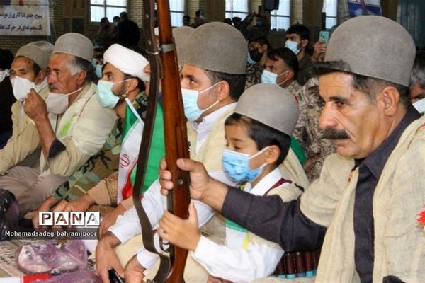 تجمع بزرگ بسیجیان کهگیلویه و بویراحمد همزمان با سراسر کشور