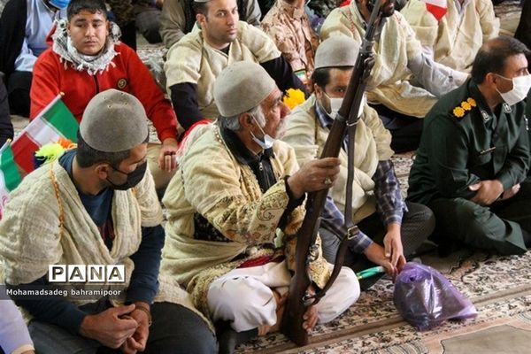 تجمع بزرگ بسیجیان کهگیلویه و بویراحمد همزمان با سراسر کشور