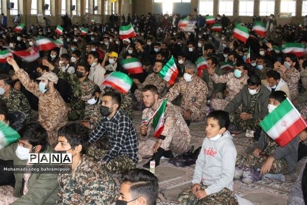 تجمع بزرگ بسیجیان کهگیلویه و بویراحمد همزمان با سراسر کشور