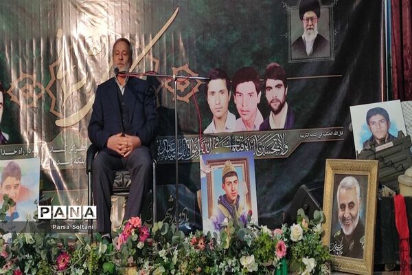 یادواره شهدای دانش‌آموزی شهرستان کاشمر به مناسبت هفته بسیج