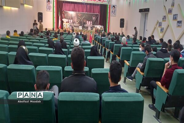 یادواره شهدای دانش‌آموزی شهرستان کاشمر به مناسبت هفته بسیج