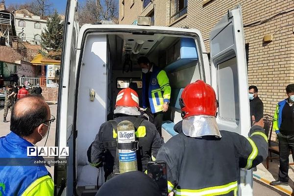 برگزاری مراسم مانور زلزله در شهرستان دماوند