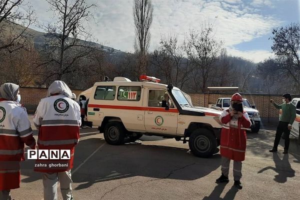 برگزاری مراسم مانور زلزله در شهرستان دماوند