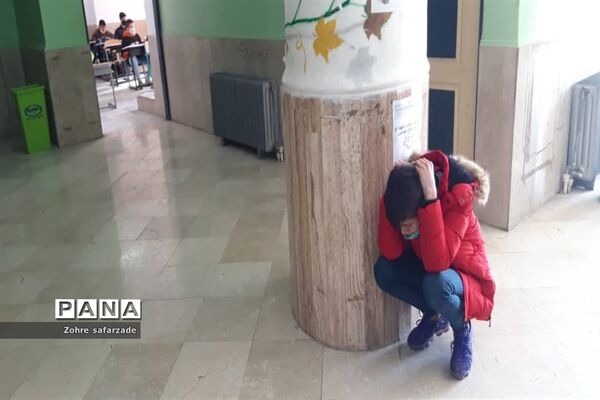 برگزاری مانورسراسری زلزله درمدارس رودهن