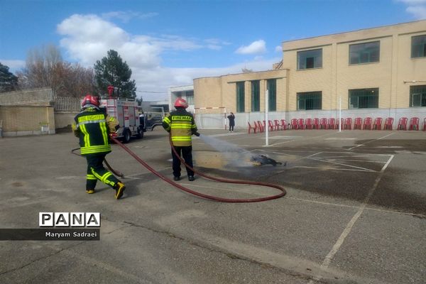 مانور سراسری زلزله در شهرستان گلپایگان