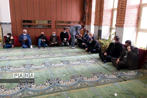 مراسم یادبود معلم در‌گذشته آموزش و پرورش پردیس