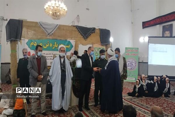 برگزاری بزرگترین گردهمایی بسیجیان روستای دهنو، خلیل‌آباد