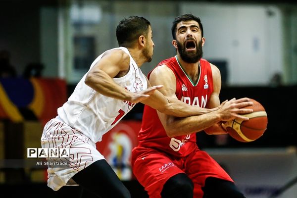 دیدار تیم‌های بسکتبال ایران و بحرین
