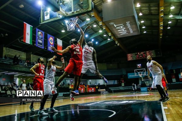 دیدار تیم‌های بسکتبال ایران و بحرین