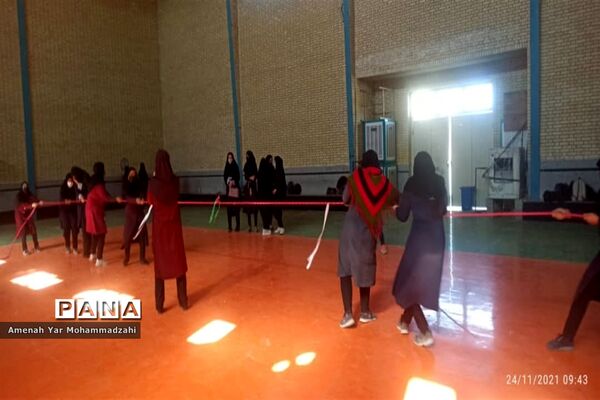 برگزاری مسابقات ورزشی ویژه مدارس دخترانه شهرستان گلشن