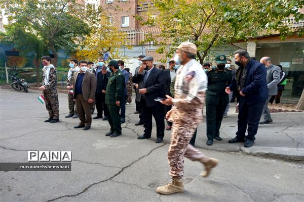 تجدید میثاق با آرمان‌های انقلاب و شهدا در منطقه 12