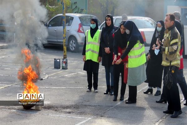 برگزاری بیست و سومین مانور سراسری زلزله در منطقه۱۸