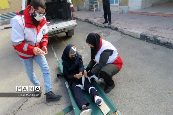 برگزاری بیست و سومین مانور سراسری زلزله در منطقه۱۸