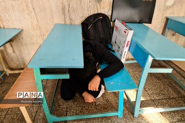 اجرای مانور سراسری زلزله در مدارس منطقه ۱۳