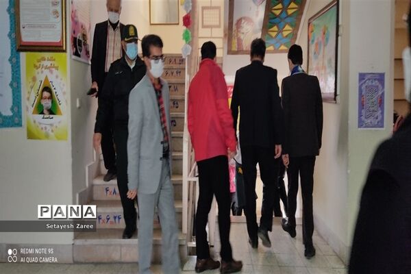 مانور زلزله در دبستان فرهنگ کاشمر