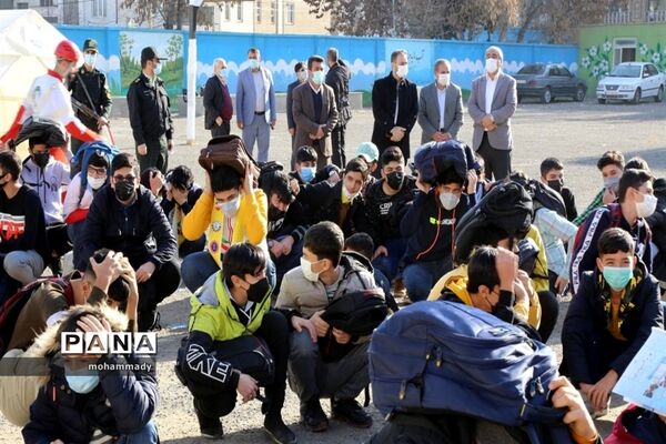 بیست و سومین مانور سراسری زلزله و ایمنی دراستان اردبیل