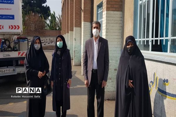 بیست و سومین مانور سراسری زلزله در دبستان جهاد منطقه ۱۷