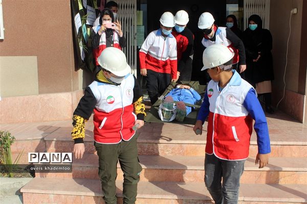 بیست و سومین مانور زلزله و ایمنی مدارس در گلوگاه