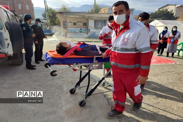 بیست و سومین مانور زلزله و ایمنی مدارس در گلوگاه