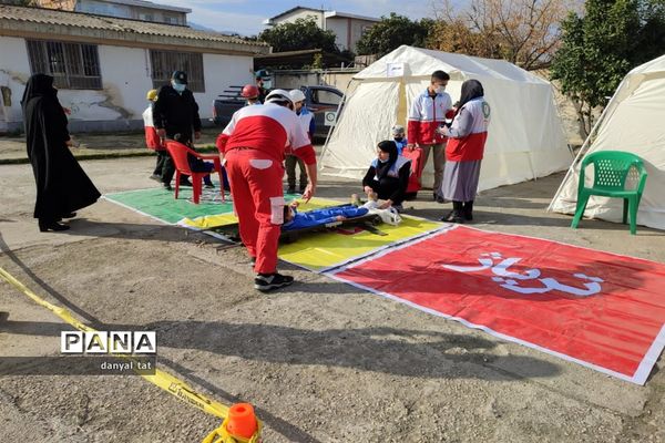 بیست و سومین مانور زلزله و ایمنی مدارس در گلوگاه