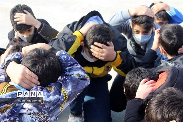 بیست و سومین مانور زلزله و ایمنی مدارس در گلوگاه