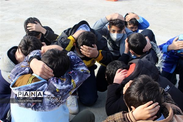 بیست و سومین مانور زلزله و ایمنی مدارس در گلوگاه