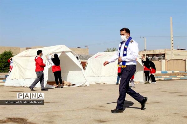 بیست و سومین مانور زلزله در ناحیه سه اهواز