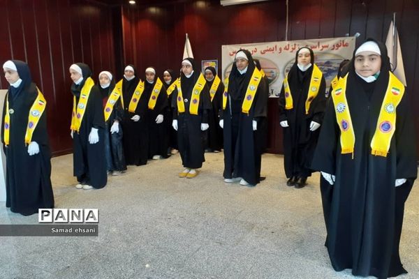 مانور سراسری زلزله در مدرسه دخترانه مصلی نژاد شهر یاسوج