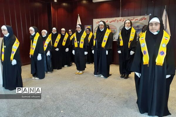مانور سراسری زلزله در مدرسه دخترانه مصلی نژاد شهر یاسوج