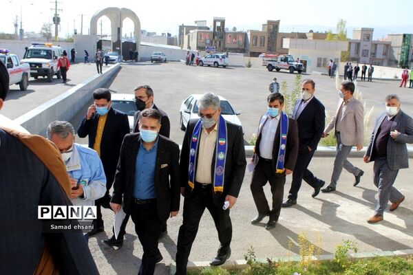 مانور سراسری زلزله در مدرسه دخترانه مصلی نژاد شهر یاسوج