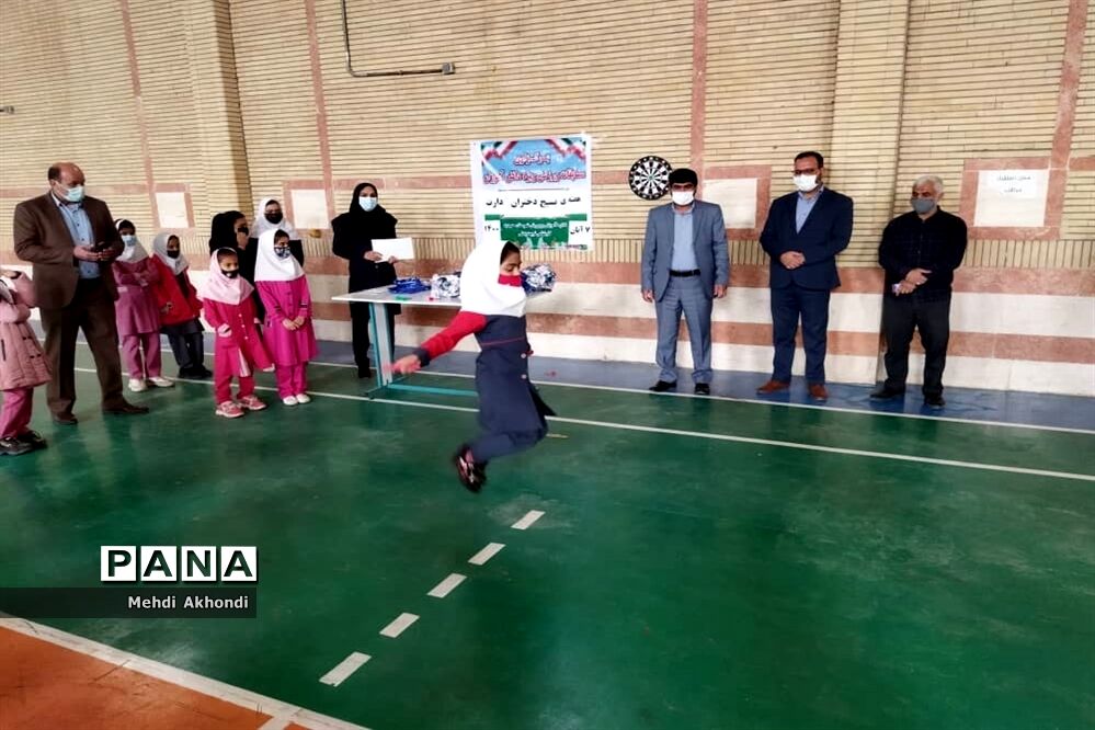برگزاری مسابقات ورزشی دانش‌آموزان ویژه هفته بسیج در شهرستان حمیدیه