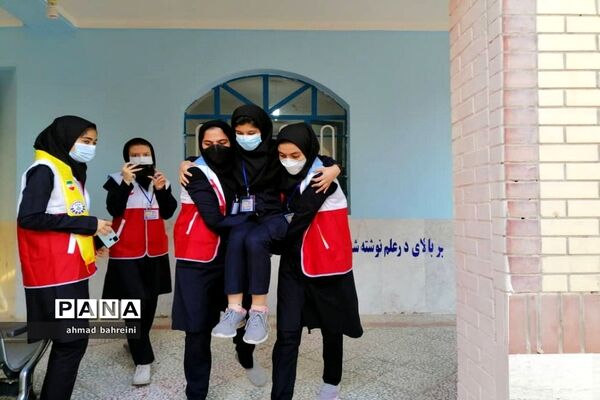 مانور زلزله و ایمنی در مدارس دشتستان