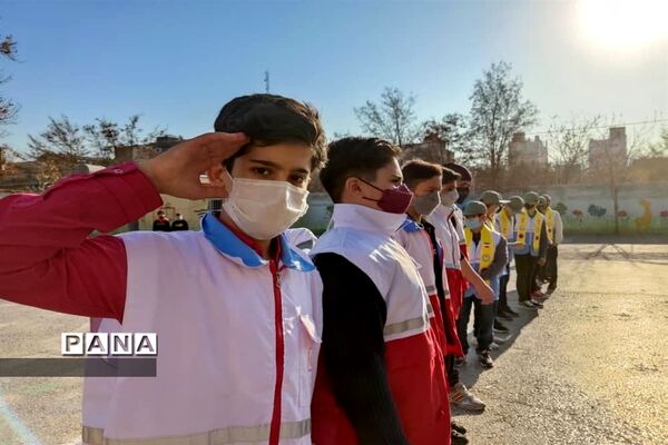 مانور سراسری زلزله و ایمنی در مدارس ناحیه۶ مشهد