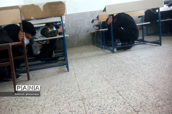 بیست و سومین مانور سراسری زلزله در شهر گزیک خراسان جنوبی