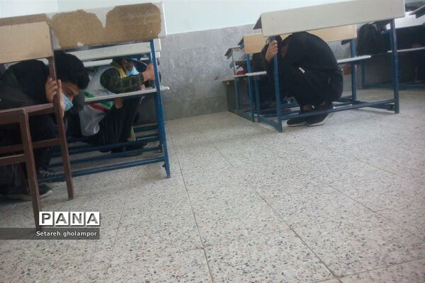 بیست و سومین مانور سراسری زلزله در شهر گزیک خراسان جنوبی