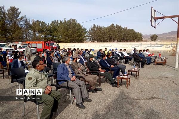 بیست و سومین مانور سراسری زلزله در شهر گزیک خراسان جنوبی