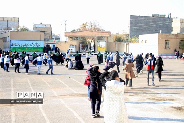 بیست و سومین مانور زلزله در تبریز (۲)
