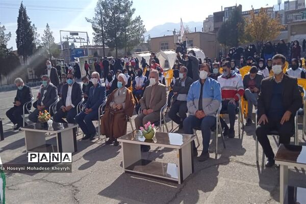 بیست و سومین مانور زلزله در دبیرستان دخترانه هاجر