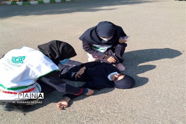 بیست و سومین مانور سراسری زلزله در  قم-2