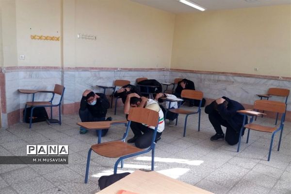 بیست و سومین مانور سراسری زلزله در  قم