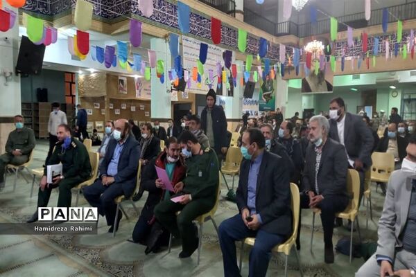 دیدار فرمانده سپاه محمد رسول الله تهران با فرماندهان پایگاه ها و حوزه های ناحیه بسیج مالک اشتر