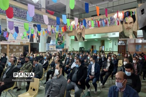 دیدار فرمانده سپاه محمد رسول الله تهران با فرماندهان پایگاه ها و حوزه های ناحیه بسیج مالک اشتر