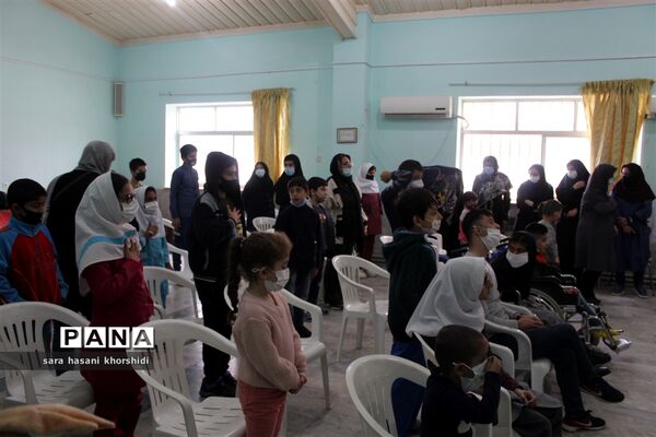 مراسم روز جهانی معلولان در گلوگاه