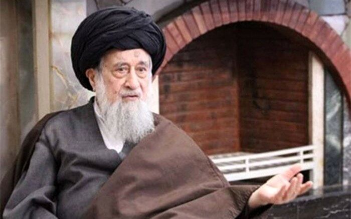 پیکر آیت‌الله سید رضی شیرازی در قم تشییع شد