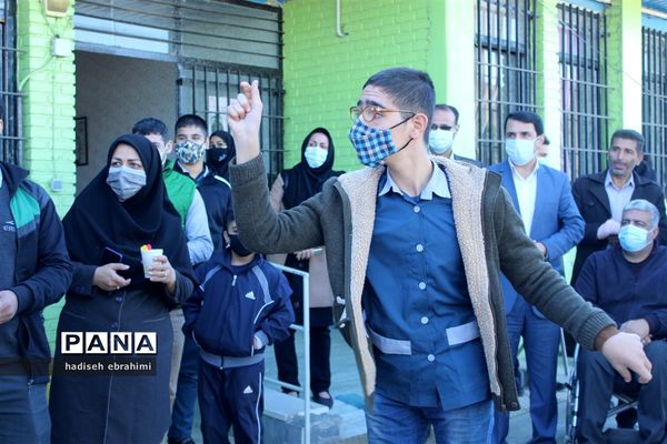 مراسم روز جهانی معلولان در روستای لمراسک گلوگاه