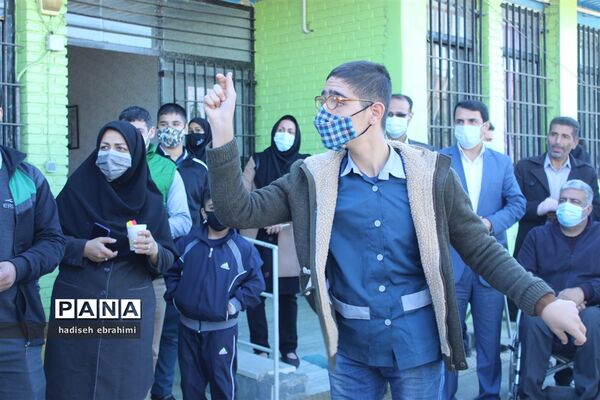 مراسم روز جهانی معلولان در روستای لمراسک گلوگاه