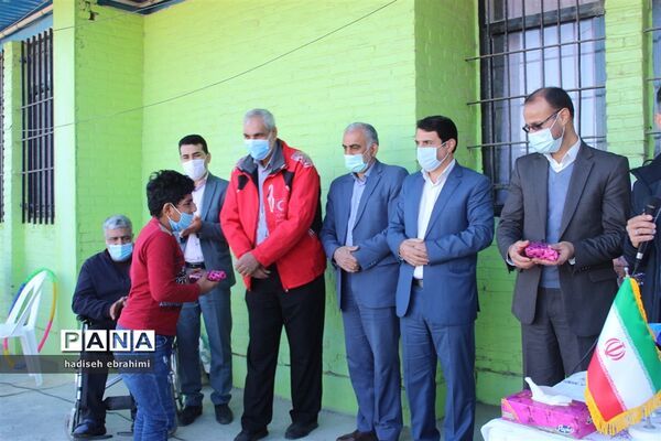 مراسم روز جهانی معلولان در روستای لمراسک گلوگاه