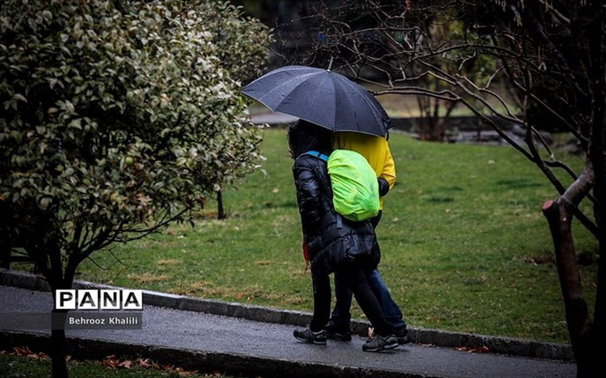 بارش باران در ۵ استان