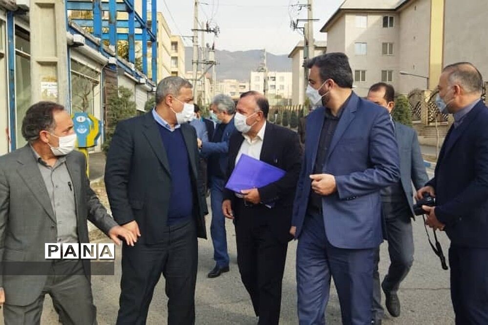 بازدید مدیرکل آموزش و پرورش شهرستان‌های استان تهران از پروژه‌های عمرانی آموزش و پرورش پردیس